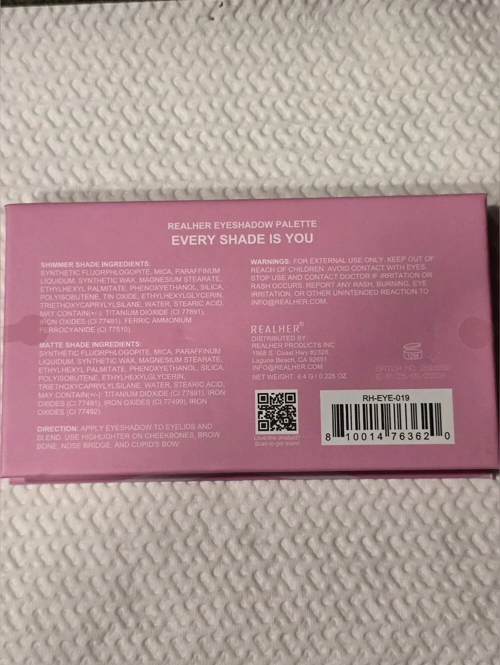 RealHer Every Shade Is You Eyeshadow Palette